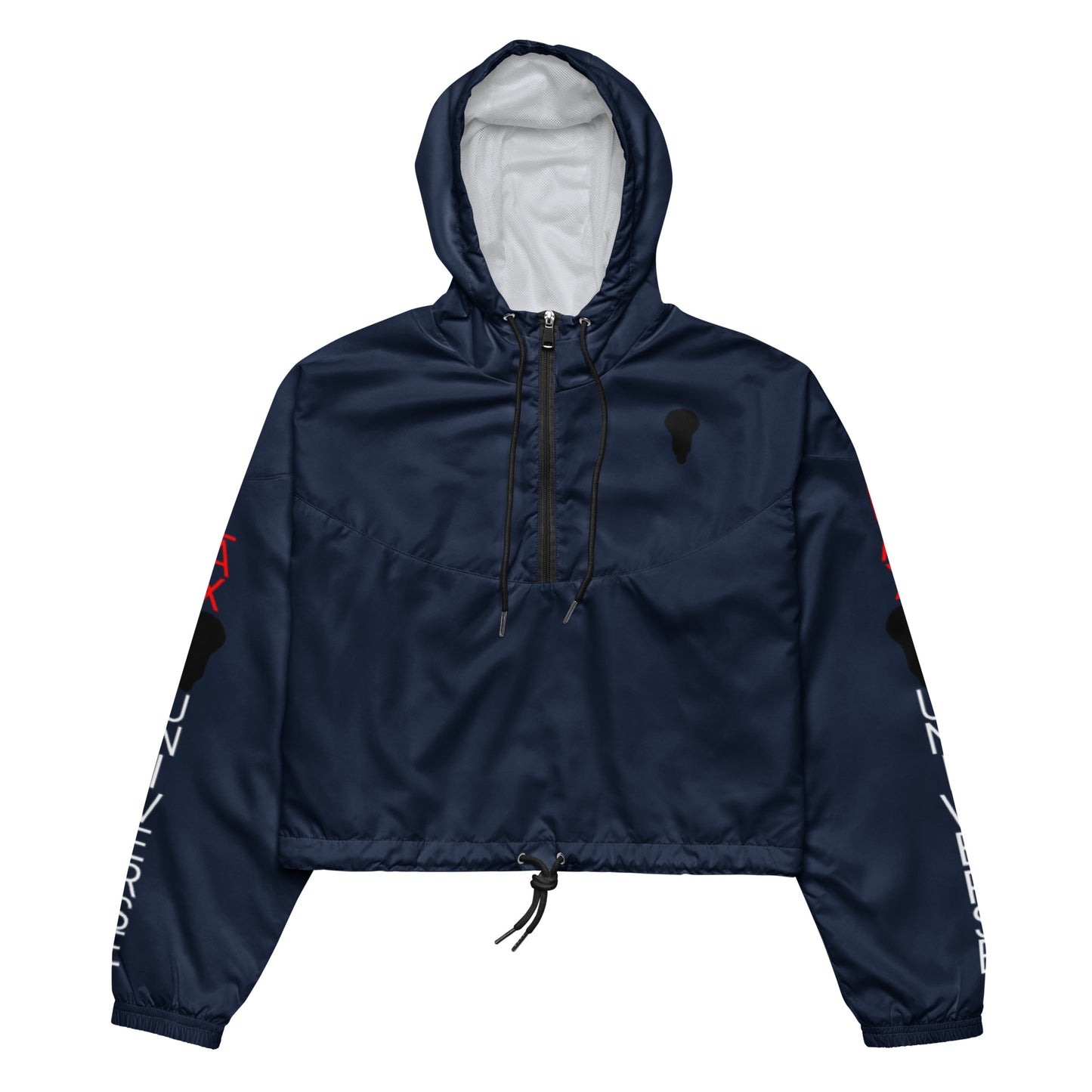 LAXUNIVERSE WINGS NAVY  Women’s cropped windbreaker