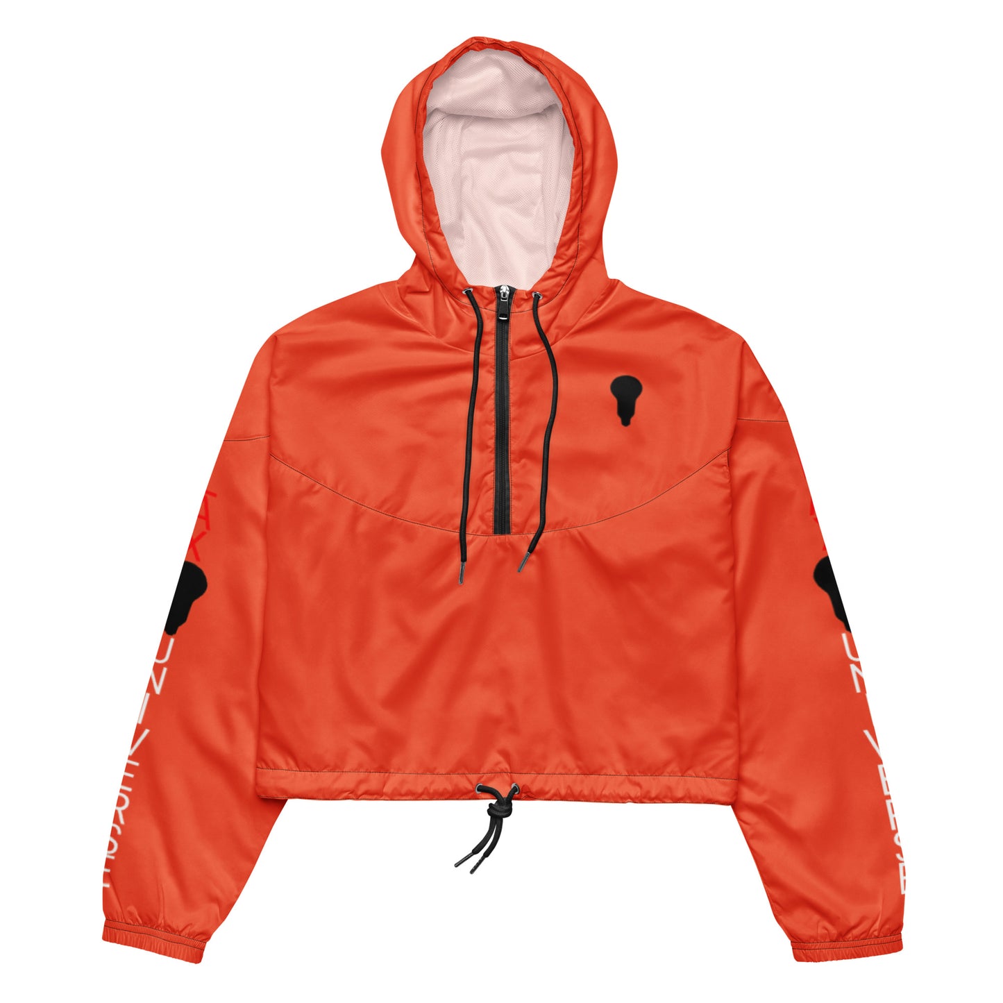 LAXUNIVERSE WINGS Outrageous Orange Women’s cropped windbreaker
