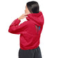 LAXUNIVERSE WINGS Crimson Women’s cropped windbreaker
