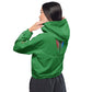 LAXUNIVERSE WINGS Sea Green Women’s cropped windbreaker