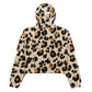 LAXUNIVERSE CHEETAH PRINT Women’s cropped windbreaker