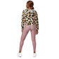 LAXUNIVERSE CHEETAH PRINT Women’s cropped windbreaker