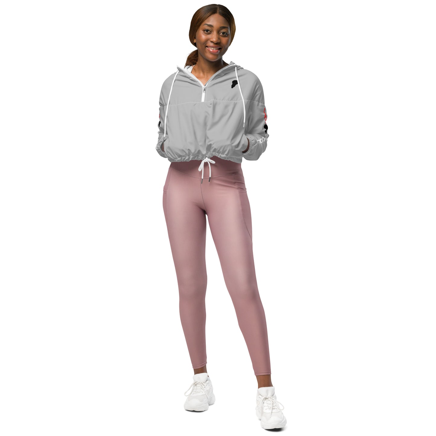 LAXUNIVERSE WINGS Women’s cropped windbreaker