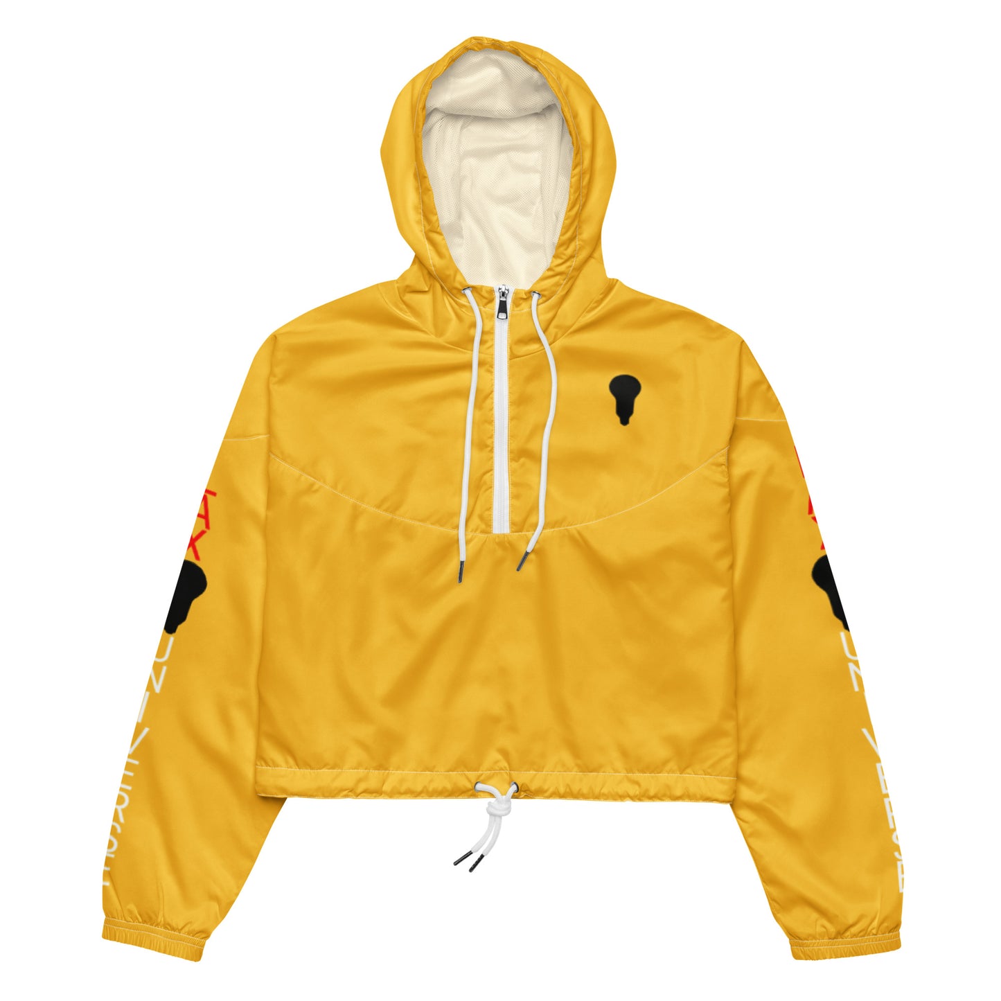 LAXUNIVERSE WINGS YellowWomen’s cropped windbreaker