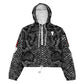 LAXUNIVERSE BLACK SNAKE Women’s cropped windbreaker