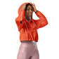 LAXUNIVERSE WINGS Outrageous Orange Women’s cropped windbreaker