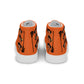 LAXMONKEY Men’s Orange high top canvas shoes