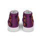 LAXMONKEY PALATINATE PURPLE Men’s high top canvas shoes