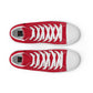 LAXMONKEY Men’s RED high top canvas shoes