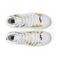 LAXMONKEY BANANA WHITE Men’s high top canvas shoes