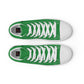 LAXMONKEY Men’s Sea Green high top canvas shoes
