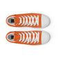 LAXMONKEY Men’s Orange high top canvas shoes
