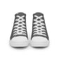 LAXMONKEY  Men’s Gray high top canvas shoes