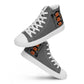 LAXMONKEY  Men’s Gray high top canvas shoes