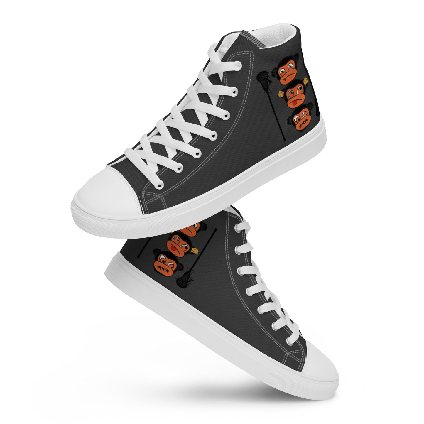 LAXMONKEY Men’s Eclipse high top canvas shoes