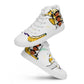 LAXMONKEY BANANA WHITE Men’s high top canvas shoes