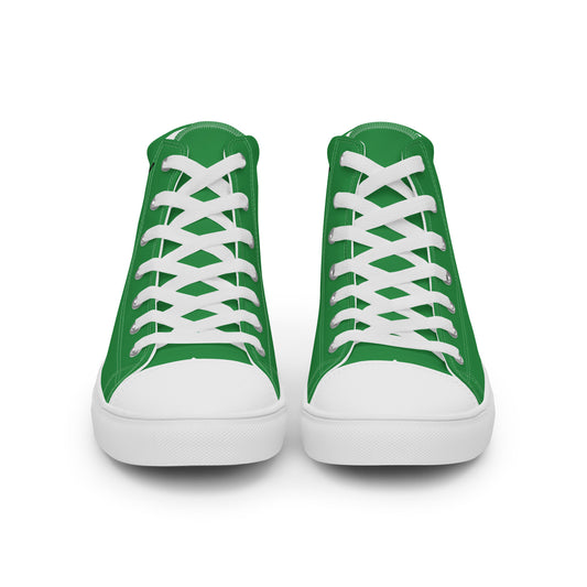 LAXMONKEY Men’s Sea Green high top canvas shoes