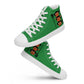 LAXMONKEY Men’s Sea Green high top canvas shoes