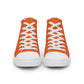 LAXMONKEY Men’s Orange high top canvas shoes