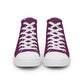 LAXMONKEY PALATINATE PURPLE Men’s high top canvas shoes