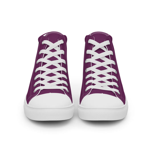 LAXMONKEY PALATINATE PURPLE Men’s high top canvas shoes