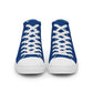 LAXMONKEY Dark Cerulean Men’s high top canvas shoes
