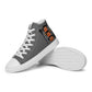 LAXMONKEY  Men’s Gray high top canvas shoes