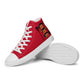 LAXMONKEY Men’s RED high top canvas shoes