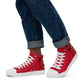 LAXMONKEY Men’s RED high top canvas shoes