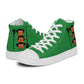 LAXMONKEY Men’s Sea Green high top canvas shoes