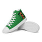 LAXMONKEY Men’s Sea Green high top canvas shoes