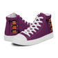 LAXMONKEY PALATINATE PURPLE Men’s high top canvas shoes
