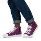 LAXMONKEY PALATINATE PURPLE Men’s high top canvas shoes