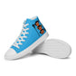 LAXMONKEY DEEP SKY BLUE Men’s high top canvas shoes