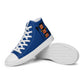 LAXMONKEY Dark Cerulean Men’s high top canvas shoes