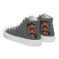LAXMONKEY  Men’s Gray high top canvas shoes
