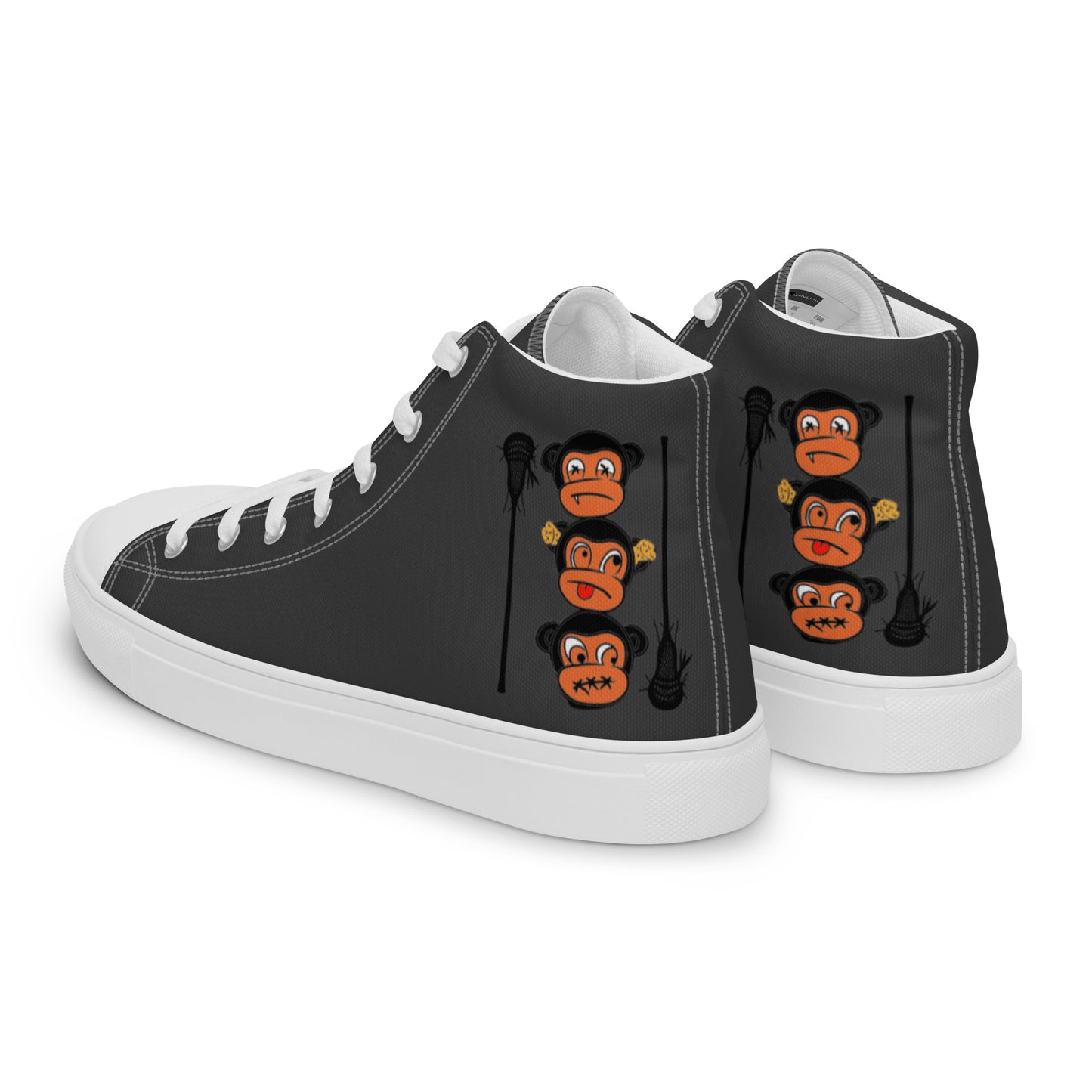 LAXMONKEY Men’s Eclipse high top canvas shoes