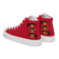LAXMONKEY Men’s RED high top canvas shoes