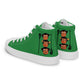 LAXMONKEY Men’s Sea Green high top canvas shoes