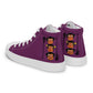 LAXMONKEY PALATINATE PURPLE Men’s high top canvas shoes