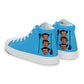 LAXMONKEY DEEP SKY BLUE Men’s high top canvas shoes