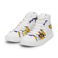 LAXMONKEY BANANA WHITE Men’s high top canvas shoes
