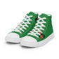 LAXMONKEY Men’s Sea Green high top canvas shoes