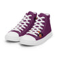 LAXMONKEY PALATINATE PURPLE Men’s high top canvas shoes