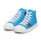 LAXMONKEY DEEP SKY BLUE Men’s high top canvas shoes