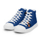 LAXMONKEY Dark Cerulean Men’s high top canvas shoes