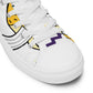 LAXMONKEY BANANA WHITE Men’s high top canvas shoes