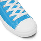 LAXMONKEY DEEP SKY BLUE Men’s high top canvas shoes