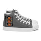 LAXMONKEY  Men’s Gray high top canvas shoes