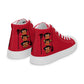 LAXMONKEY Men’s RED high top canvas shoes